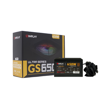 Inplay GS650-ULTRA Black  650w 80+ Bronze PSU
