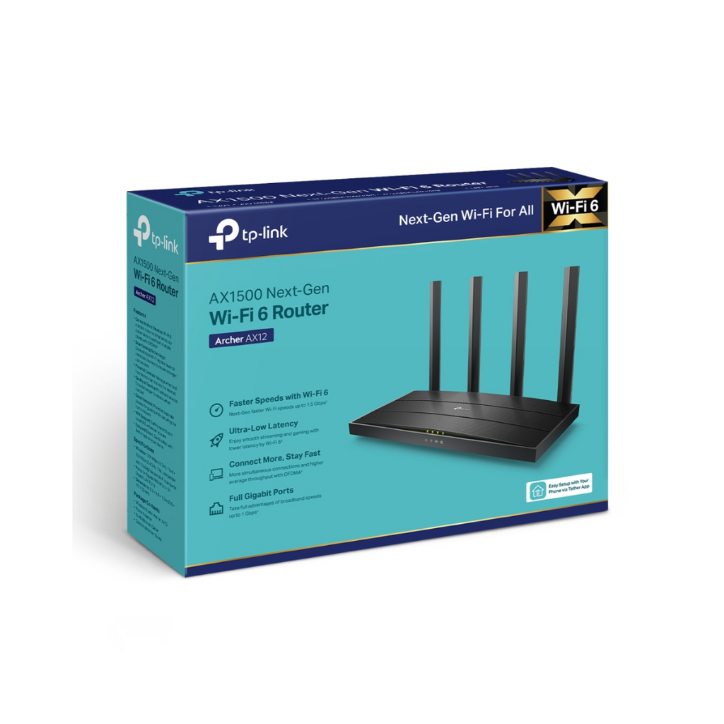 TP-Link Archer AX12 AX1500 Dual-Band Wi-Fi Router – PC4Me One
