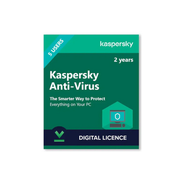 Kaspersky Anti-Virus 5u (2yrs subs)