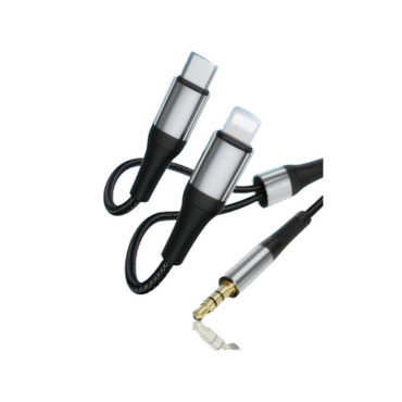 Bavin H-3.5-AUX31 Lightning+Type C to 3.5mm