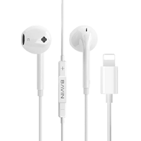 Bavin H-I-HX833 White Lightning Earphones