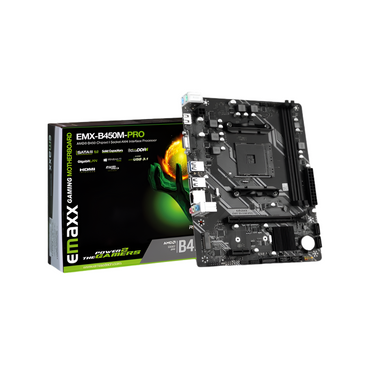 Emaxx EMX-B450M-PRO B450 Motherboard