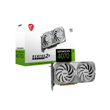 Msi RTX 4070 Ventus 2X White 12G OC Video Card