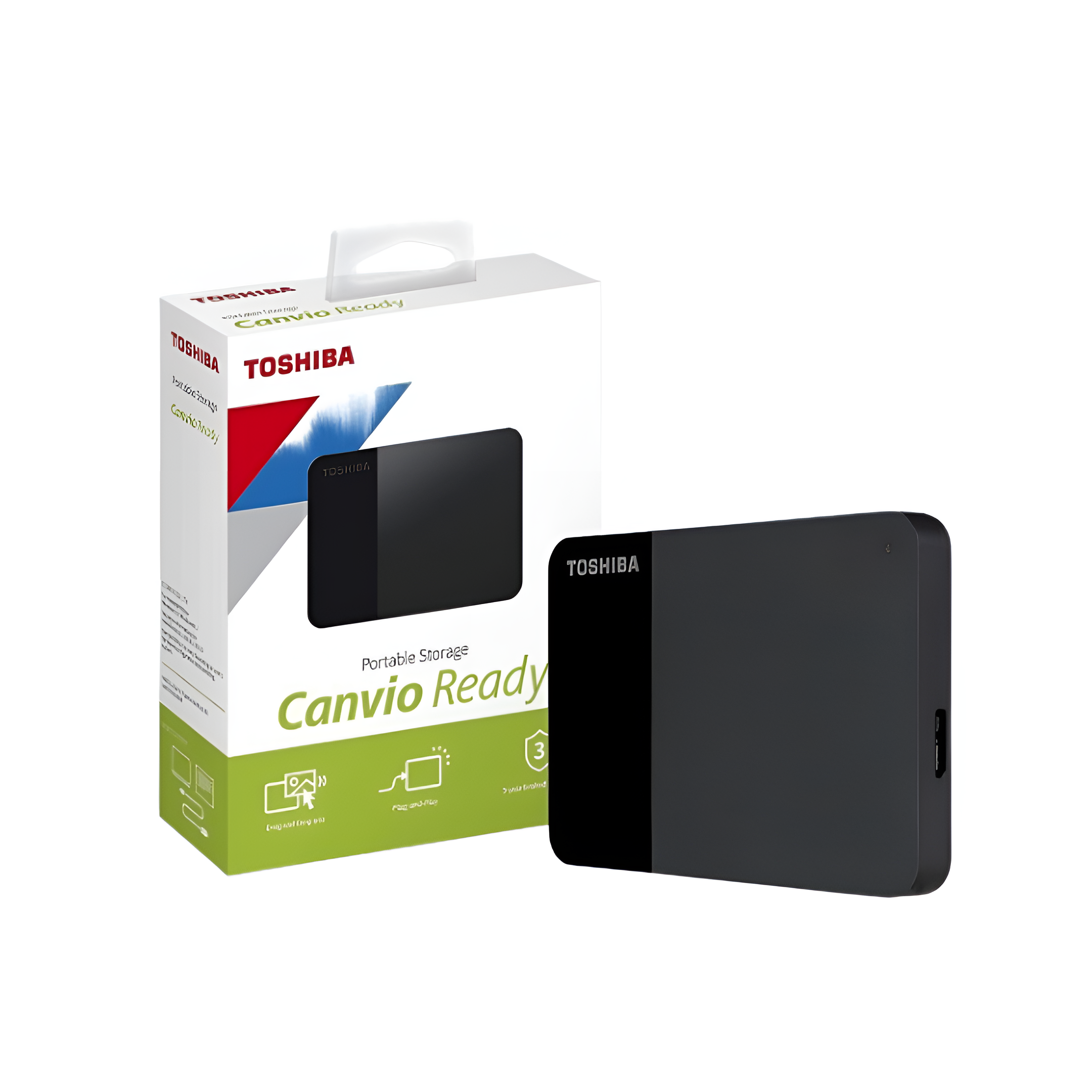 Toshiba Canvio 1TB External HDD  Black