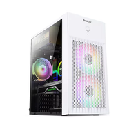 Inplay Lite X220 White, PC Case, With 2 RGB Fans