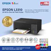 Epson EcoTank L3310 A4 All-in-One Ink Tank Printer
