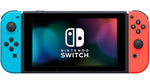 Nintendo Switch with Neon Blue and Neon Red Joy - Con