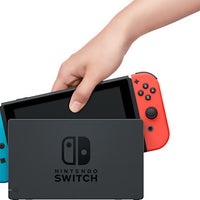 Nintendo Switch with Neon Blue and Neon Red Joy - Con