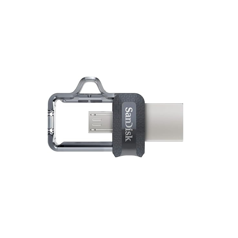 Sandisk SDDD3-064G-G46GW 64GB OTG USB Black