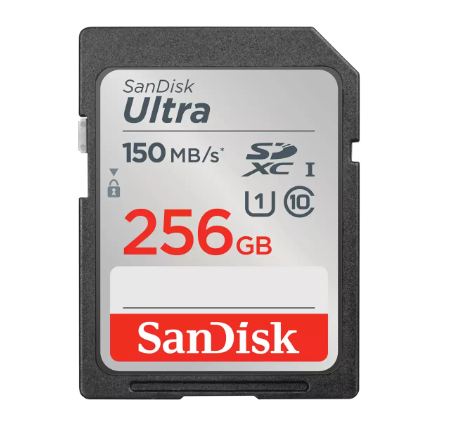 Sandisk Ultra SDXC, 256GB SDSDUNC-256G-GN6IN SD card