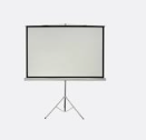 100 inch big projector screen with stand outdoor anti light Electric Portable projector screen