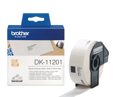 Brother DK-11201 Standard Address Label Pre-cut 29mm x 90mm