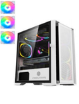 COOLMAN (RUBY) CASE  w/ 3pcs colour fans White