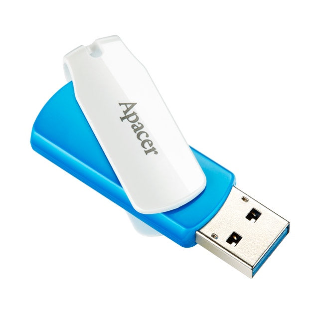 Apacer AH357 USB 64GB 3.2 White/Blue Swivel Flashdrive