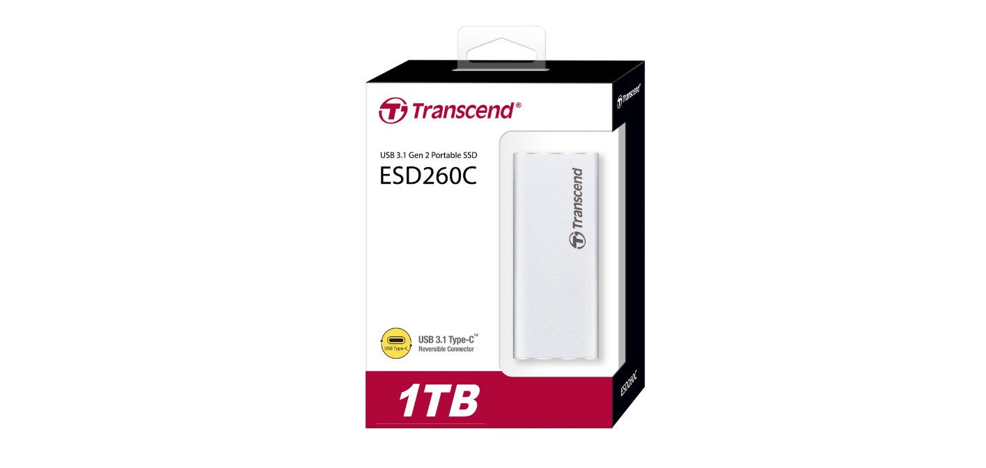 Transcend ESD260C 1TB USB 3.1 Type-C External SSD