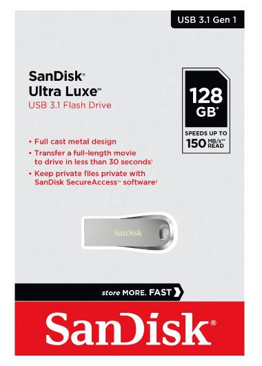 Sandisk SDCZ74-128G-G46 128GB Ultra Luxe 3.2 USB