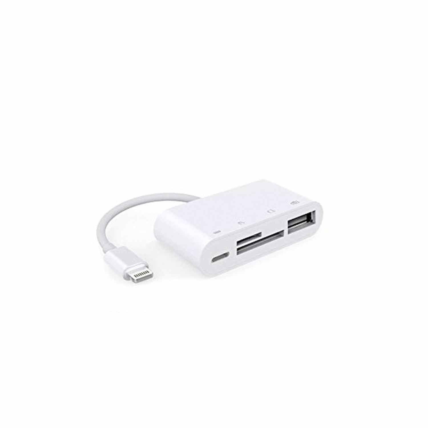 SD Card Reader, Lightning Adapter Cable (for iPhone)