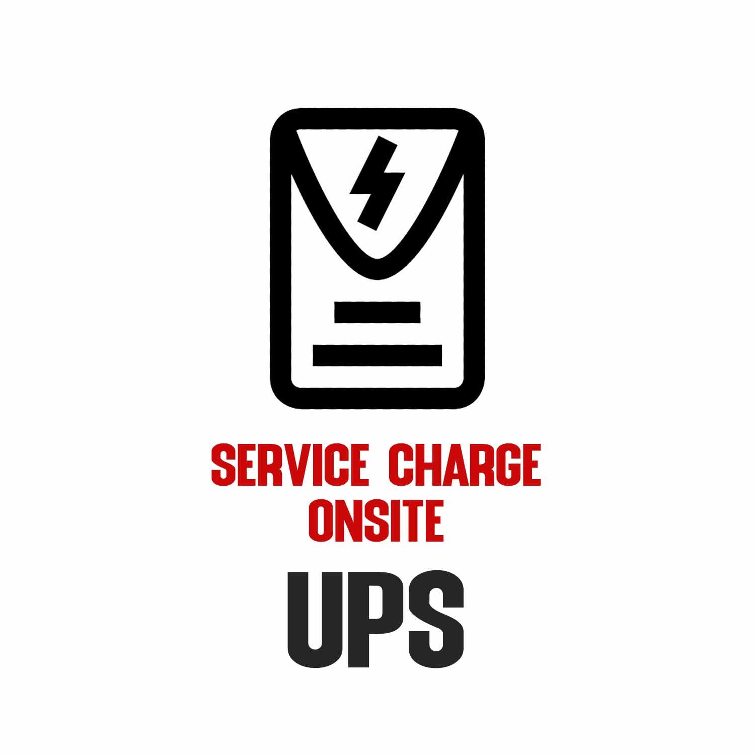 Service Charge Onsite - UPS