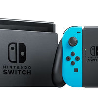 Nintendo Switch with Neon Blue and Neon Red Joy - Con