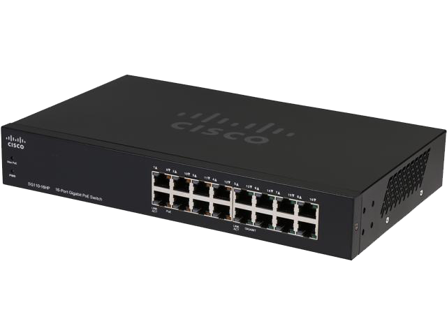 Cisco SG110D-16HP-EU 16 port POE Gigabit Switch